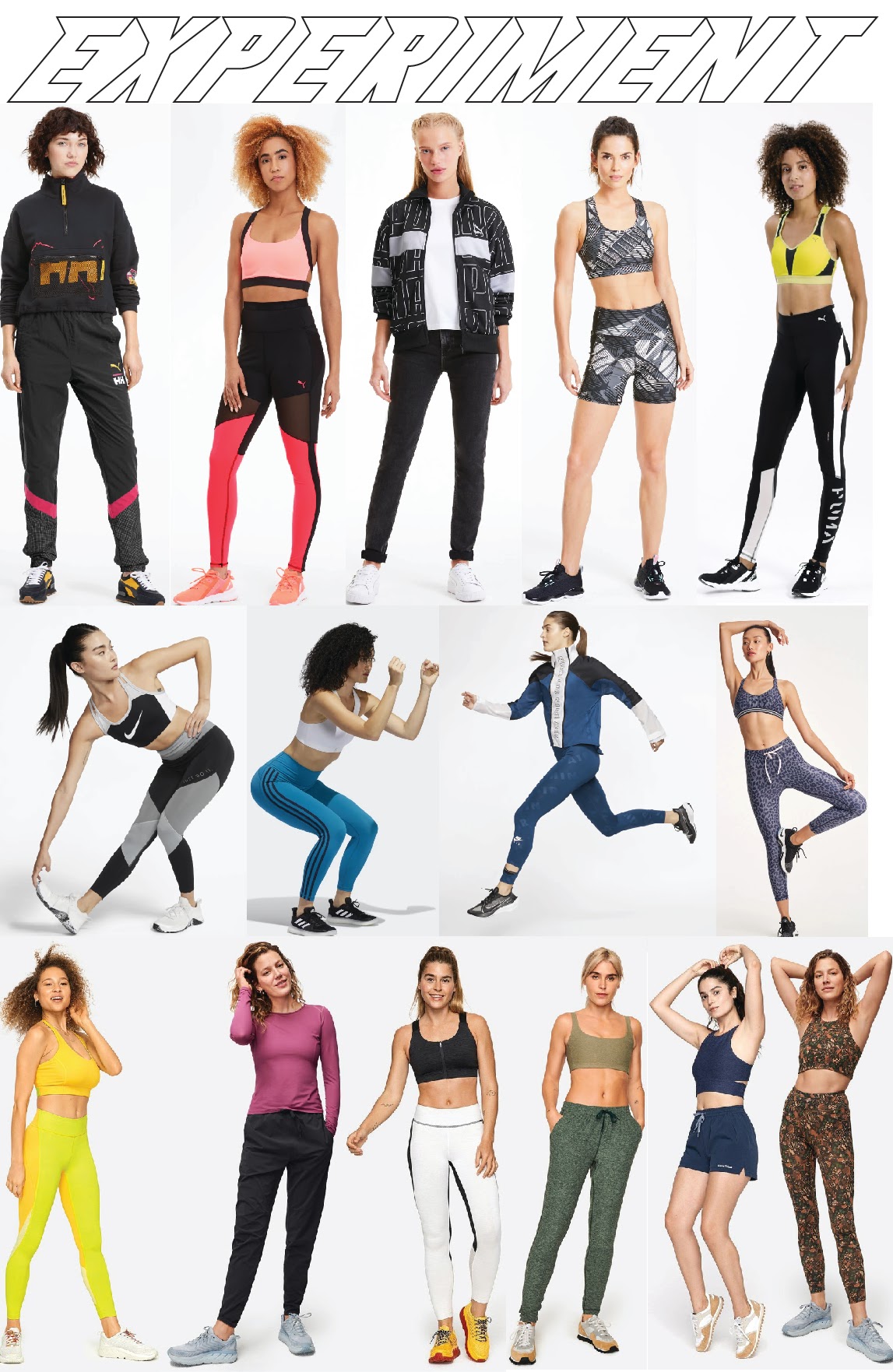 Activewear portfolio cover