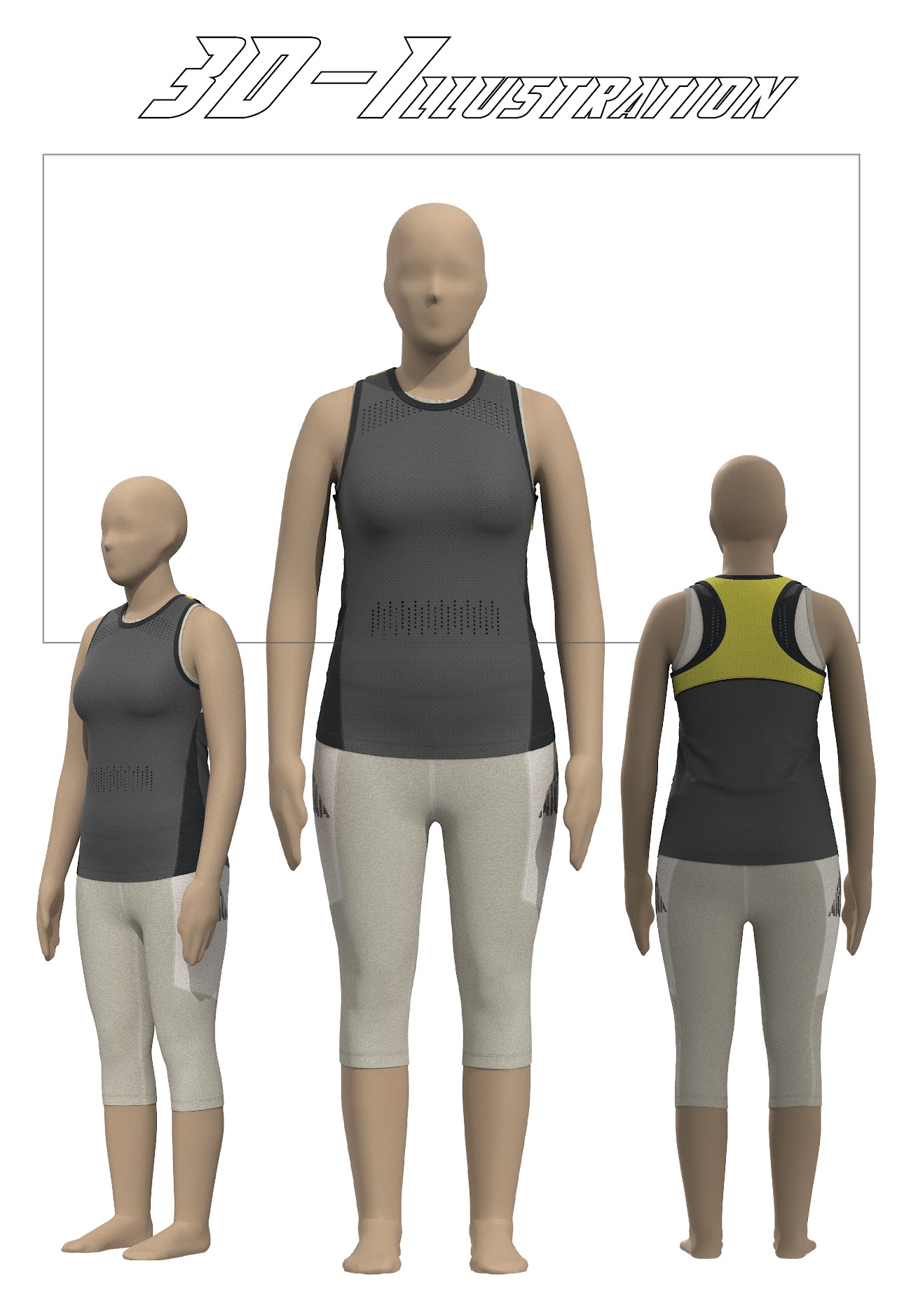 Activewear Fit Study 07 portfolio image 1