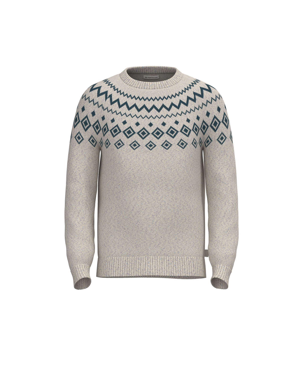 Embroidered Knit Dress hero render